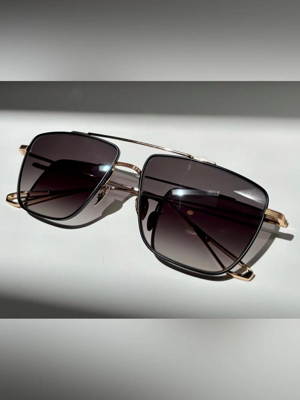 KREWE - BOLDEN | 24K Titanium + Matte Black Sunglasses
